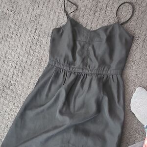 J. Crew Black Mini Dress with Spaghetti Straps